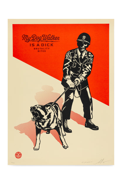 Shepard Fairey x Never Made – Sadistic Dog Walker (diptych)